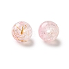 Transparent Crackle Acrylic Beads DACR-D300-01C-10mm-2