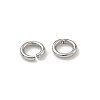 Tarnish Resistant 304 Stainless Steel Open Jump Rings STAS-Q186-02-3.5x0.7mm-3