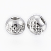 201 Stainless Steel Beads X-STAS-G154-37-6mm-2