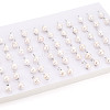 Brass Natural Pearl Dangle Earrings PEAR-N020-08C-4