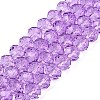 Baking Paint Glass Beads Strands EGLA-Q120-A-B01-1