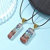 2Pcs 2 Styles Chakra Jewelry NJEW-SZ0001-05-1