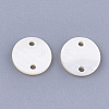 Freshwater Shell Links connectors X-SHEL-T012-72A-2