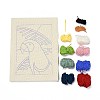 Parrot Punch Embroidery Supplies Kit LS-DIY-H155-07-2