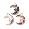 Printed Alloy Pendants AL-CBA7256-26G-1