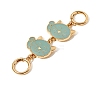 Cartoon Cat Alloy Enamel Bag Extender Chains PW-WG5B676-06-1