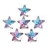 Electroplate Glass Pendants GLAA-A008-02-1