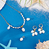 10Pcs 2 Styles Natural Cultured Freshwater Pearl Pendants PALLOY-PH01897-4