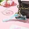 Motorbike Quicksand Acrylic Keychain KEYC-YW00057-01-6