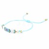 Glass Seed Braided Bead Bracelet LS-BJEW-A121-52-3