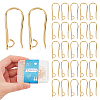 30Pcs Rack Plating Brass Earring Hooks KK-DC0002-39-1