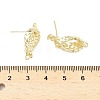 Brass Stud Earring Findings KK-Z106-03G-03-3