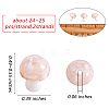 Mushroom Handmade Lampwork Beads Strands LAMP-SZ0001-25A-7