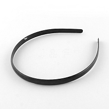 Plain Headwear Hair Accessories Plastic Hair Band Findings OHAR-S186-02