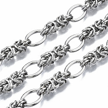 304 Stainless Steel Byzantine Chains CHS-S008-006P