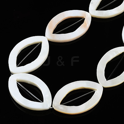 Natural Freshwater Shell Beads Strands SHEL-N026-172-1