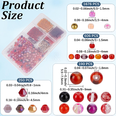 DIY Glass & Acrylic & Seed Beads Findings Kits DIY-PA0001-37-1