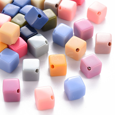 Opaque Acrylic Beads MACR-S373-13A-1