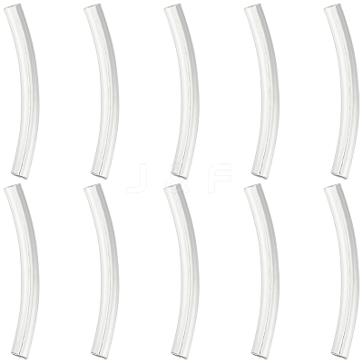 10Pcs Tube 925 Sterling Silver Beads STER-BBC0005-62-1