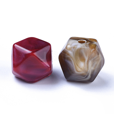 Acrylic Beads OACR-T007-09-M-1