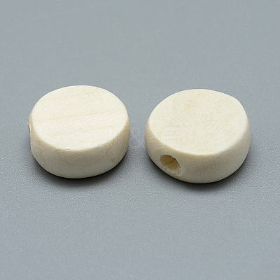 Unfinished Wood Beads X-WOOD-S036-05-1