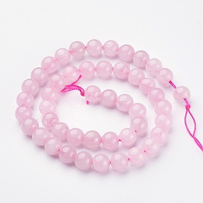 Natural Rose Quartz Beads Strands GSR4mmC034-1
