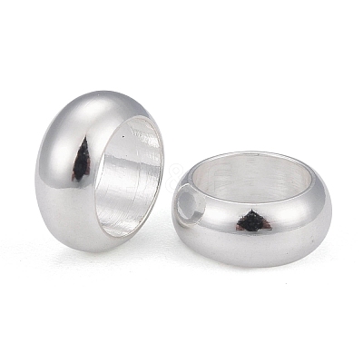 Rack Plating Brass Spacer Beads KK-O139-16E-S-1