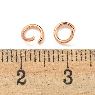 304 Stainless Steel Open Jump Rings STAS-O107-06RG-H-1