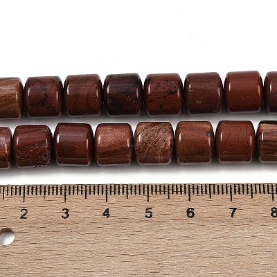 Natural Red Jasper Beads Strands G-G275-D25-10x10mm-1
