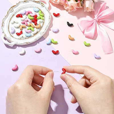 Baking Paint Alloy Beads FIND-CJC0016-45-1