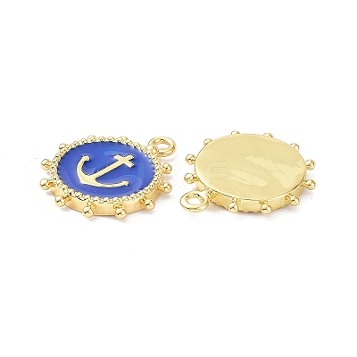 Eco-Friendly Stainless Steel Enamel Pendants STAS-C031-02G-1