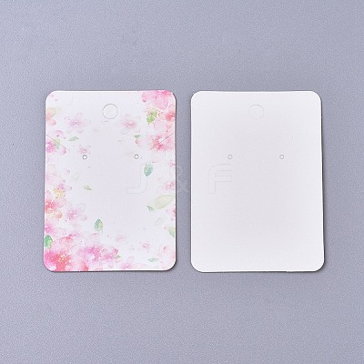 Cardboard Earring Display Cards CDIS-WH0013-05B-1