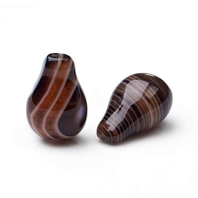 Natural Banded Agate/Striped Agate Beads X-G-L514-002C-1