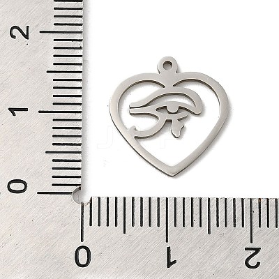 Non-Tarnish 201 Stainless Steel Pendants STAS-E206-06P-03-1