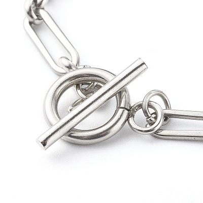 Tarnish Resistant 304 Stainless Steel Figaro Chain Bracelets BJEW-JB06446-1
