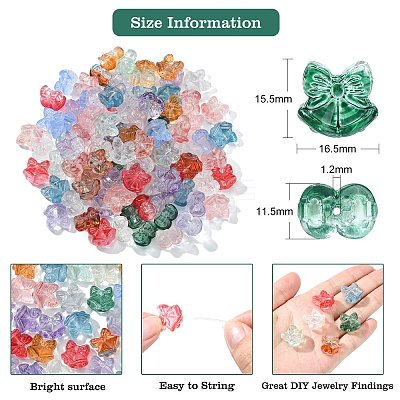 100Pcs Handmade Lampwork Beads LAMP-CJ0001-82-1