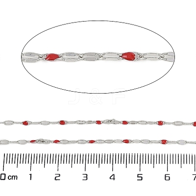 Brass Dapped Chains AJEW-Q153-02P-03-1