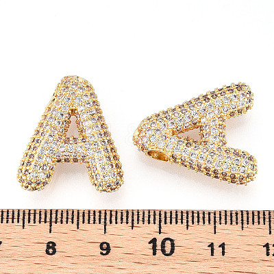 Brass Micro Pave Cubic Zirconia Pendants KK-N254-06G-A-1
