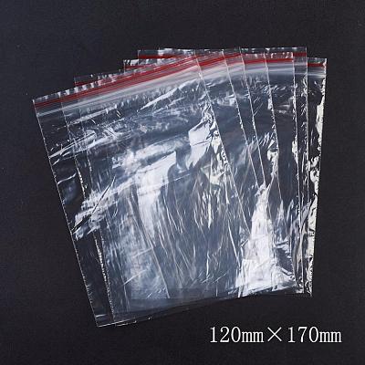 Plastic Resealable Packaging Bags OPP-G001-E-12x17cm-1