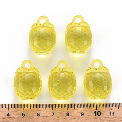 Autumn Theme Transparent Acrylic Pendants TACR-T024-04B-916-1