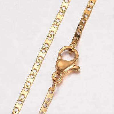 304 Stainless Steel Necklace MAK-K062-11A-G-1