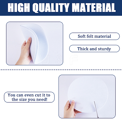Felt Cup Mats AJEW-WH0413-77B-1