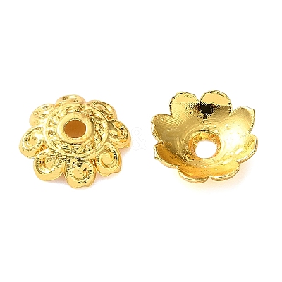 Brass Bead Caps KK-C260-02G-1
