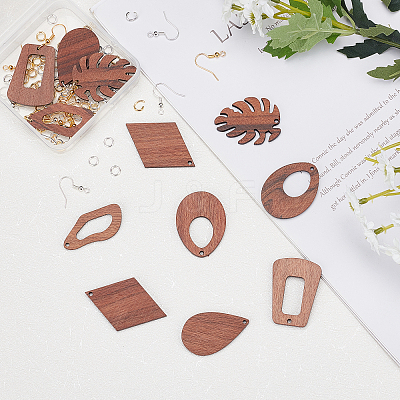 DIY Dangle Earring Making Kits DIY-OC0005-29-1