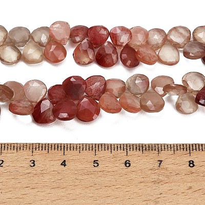 Gradient Color Natural Andesine Feldspar Beads Strands GG-CBA0C95-C01-01-1
