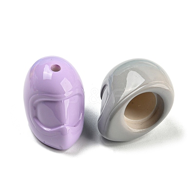 Baking Paint Acrylic Beads OACR-Q189-03-1