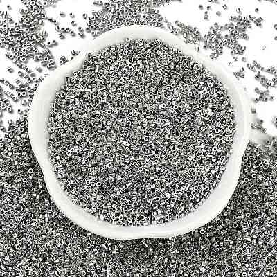 Electroplate Glass Seed Beads SEED-H003-10E-1