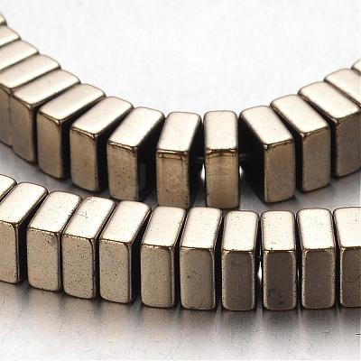 Electroplate Non-magnetic Synthetic Hematite Bead Strands G-F300-20A-06-1