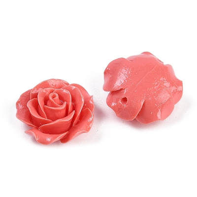 Synthetic Coral Carved Beads CORA-M001-02F-1