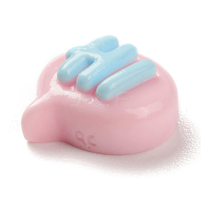 Opaque Resin Cabochons RESI-C032-01J-1